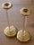 Metal Charles Hollis Jones Art Deco Style Lucite & Brass Candlesticks - A Pair For Sale - Image 7 of 7