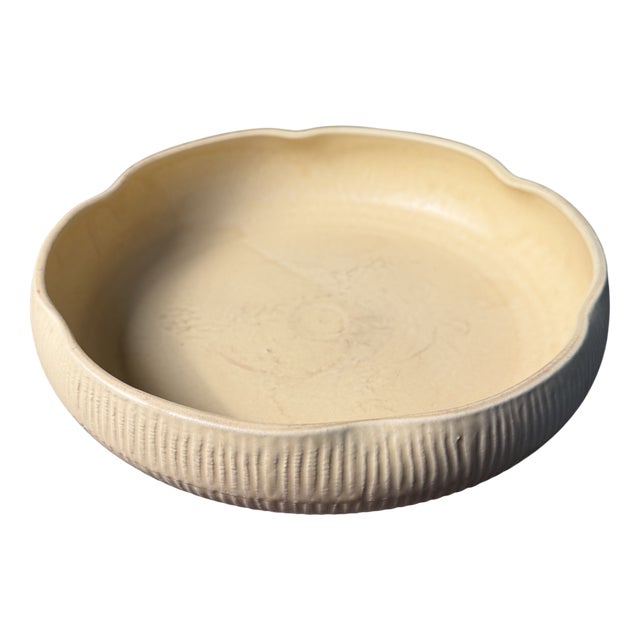 Vintage Ceramic Ikebana Bowl, 1980s For Sale