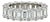 Gia 9.12 Carats Emerald Cut Diamond Eternity Band, Platinum, Size 6 1/2 For Sale