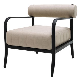 Ashley Childers x SURYA Antibes Accent Chair Cream For Sale