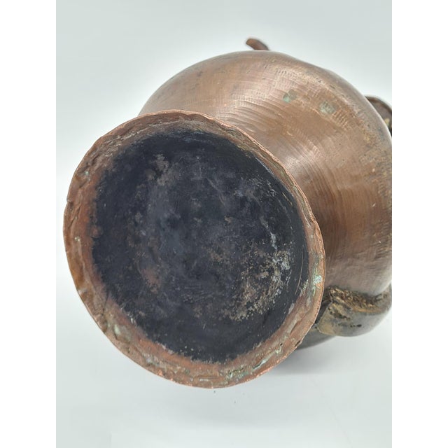 Antique 19th Century Ottoman Copper Ewer For Sale - Image 10 of 11