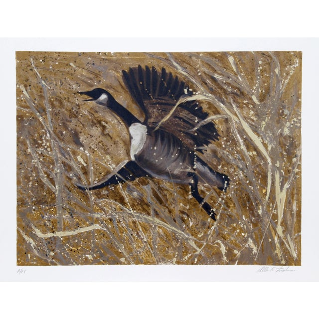 Modern Allen Friedman, Squawking Honker, Lithograph For Sale - Image 3 of 3