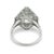 Mid 20th Century Gia 4.30 Carat Old Mine Kite Diamond Platinum Engagement Ring, Size 6.5 For Sale In Los Angeles - Image 6 of 7