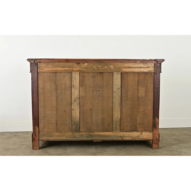 Camel French 19th Century Louis Philippe Style Fruitwood Enfilade For Sale - Image 8 of 12