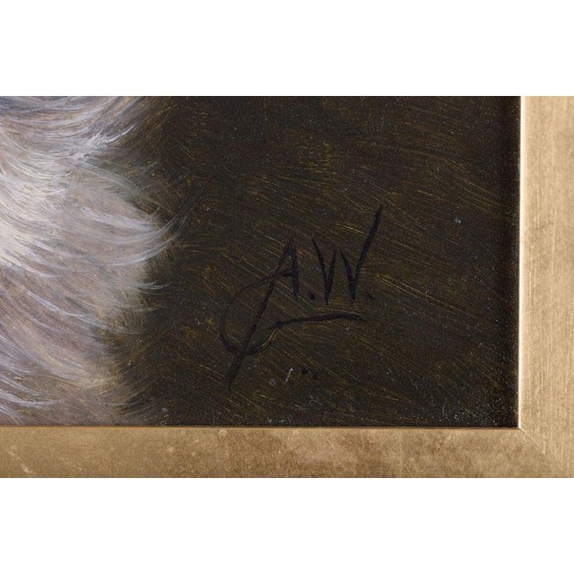 Alfred Wheeler Victorian Sporting Oil Painting of Dogs, 19th Century, Oil on Board For Sale - Image 3 of 5