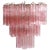 Tronchi Chandeliers with 48 Pink Glasses in the Style of Toni Zuccheri, Murano, 1990, Set of 2 For Sale - Image 3 of 16