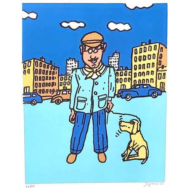 Antonio Segui, Enrique Maïdana, 2019, Hand Signed Lithograph For Sale