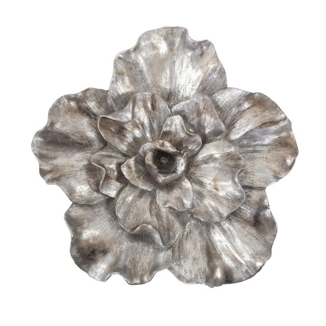 Contemporary Silver Camellia For Sale - Image 3 of 9