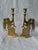 Vintage Brass Angel Figural Candlesticks Holders a Pair For Sale - Image 9 of 16