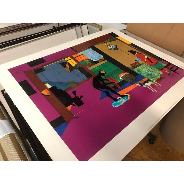 Romare Bearden Mecklenburg Morning: Sunrise for China Lamp, 1993 For Sale - Image 10 of 12