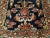 Early 1900s Persian Lilian Runner, Handwoven Allover Floral Design, Navy & Red, 3’ X 7’ For Sale - Image 10 of 12
