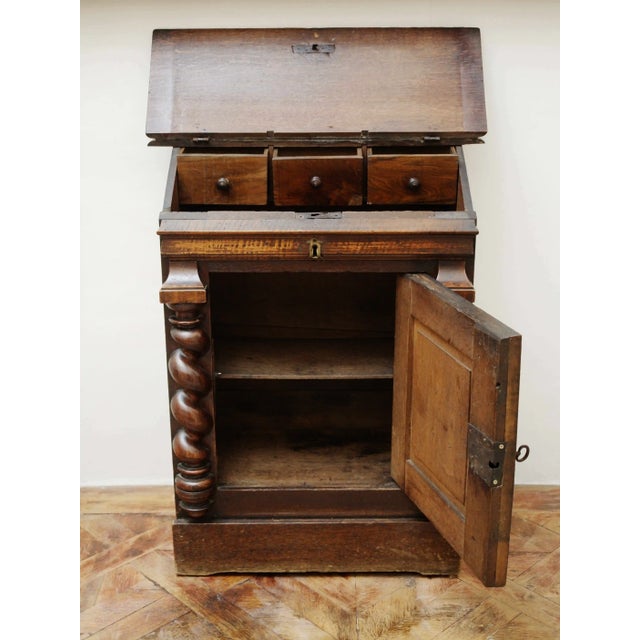2000 - 2009 18th Century Baroque Chest of Drawers with Secretary For Sale - Image 5 of 10