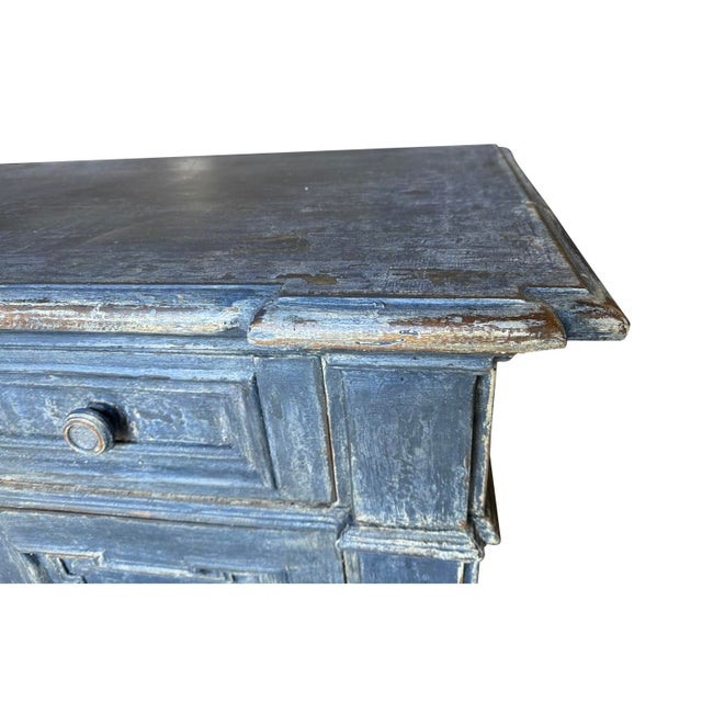 Wood Italian Painted Credenza For Sale - Image 7 of 12