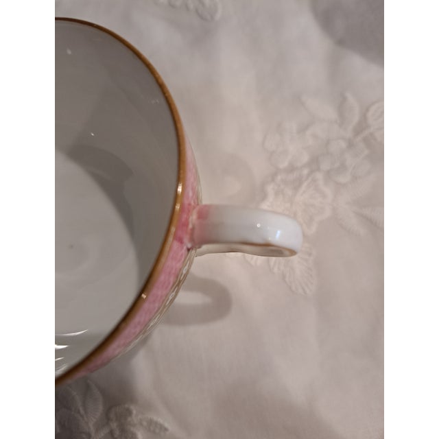 Vintage Footed Soup Bowls With Saucers - Set of 12 For Sale - Image 11 of 16