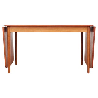 Mid-Century Scandinavian Dining Table with Drop Leaves, 1960s For Sale