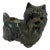 1940s Porcelain Yorkie Planter For Sale