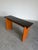 Vintage Danish Teak and Marble Console Table For Sale - Image 4 of 12