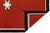 9x12 Modern Navajo Style Flatweave Red Wool Area Rug - Geometric Star & Diamond For Sale - Image 4 of 11