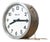 Vintage French Station Clock, 1950s For Sale