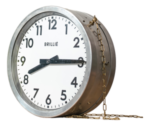 Vintage French Station Clock, 1950s