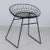 Pastoe Black KM05 Wire Stool by Braakman & Dekker for Pastoe, 1960s For Sale - Image 4 of 11