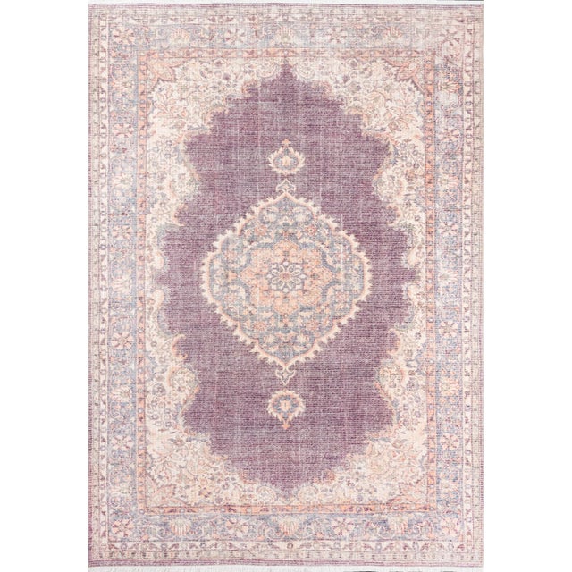Momeni Helena Saloni Plum 2' X 3' Area Rug For Sale - Image 9 of 9