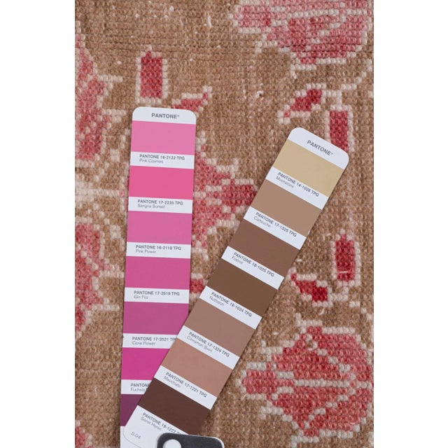 Vintage Floral Turkish Karapinar Rug 4'3" X 10'4" For Sale - Image 12 of 13