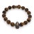 Gemstone Tiger's Eye Stone Beaded Gladiator Men's Bracelet For Sale - Image 7 of 7