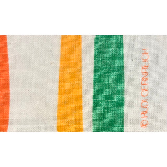 1970s 1970s "Dining In" Rudi Gernriech Cloth Dinner Napkins - Set of 7 For Sale - Image 5 of 9
