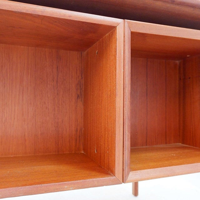 1960s Mid-Century Modern Danish Teak Desk by Erik Brouer for Brouer Furniture Factory, 1960s For Sale - Image 5 of 16