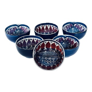 Beth Breyen Royal Copenhagen Tenera Bowls, Set of 6 For Sale