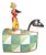 Harlequin Teapot from Cerámicas Benlloch, Manises Spain, 1999, Set of 2 For Sale
