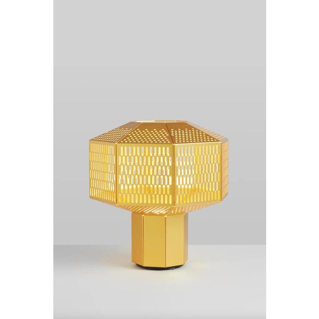 Not Yet Made - Made To Order Golden Ma-Rock M Table Lamps by Jaime Hayson for Parachilna, Set of 2 For Sale - Image 5 of 13