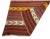 Mid 20th Century Vintage Striped Red & Yellow Kilim Runner For Sale - Image 5 of 7