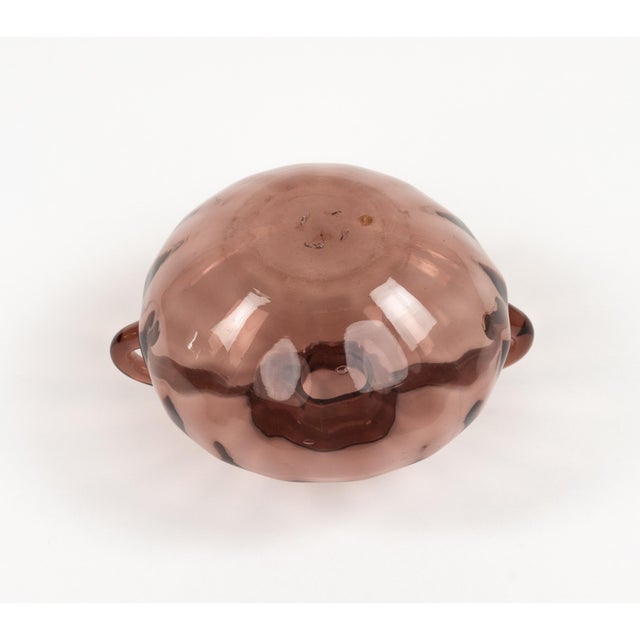 Vase in Blown Glass with Handles attributed to Vittorio Zecchin, Italy, 1930s For Sale - Image 12 of 16