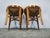 Art Deco Walnut and Beech Stools, Czechoslovakia, 1930s, Set of 2 For Sale - Image 3 of 12