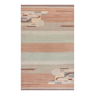 Doris Leslie Blau Vintage Hand-Woven Art Deco Style Scandinavian Rug For Sale