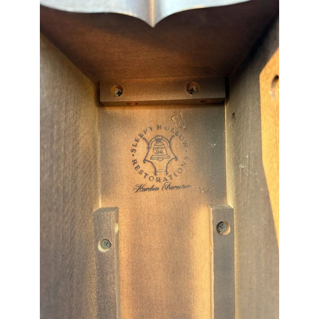 Late 20th Century Harden Sleepy Hollow Restorations Drop Leaf Gate Leg Occasional Table For Sale - Image 11 of 12