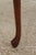 Amish Made Cherry Queen Anne Console Table W. Drawer For Sale - Image 13 of 14