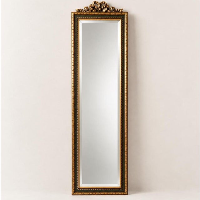 Vintage Belgian Gold Full-Length Mirror, 1970s For Sale - Image 13 of 13