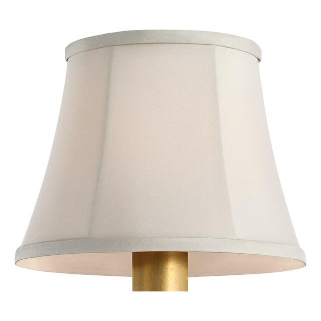 Visual Comfort Signature 6" Champagne Silk Bell Empire Shade For Sale