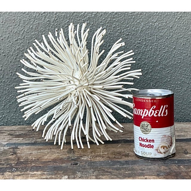 Vintage Metal Wire Form Sculptural Sphere For Sale In West Palm - Image 6 of 12