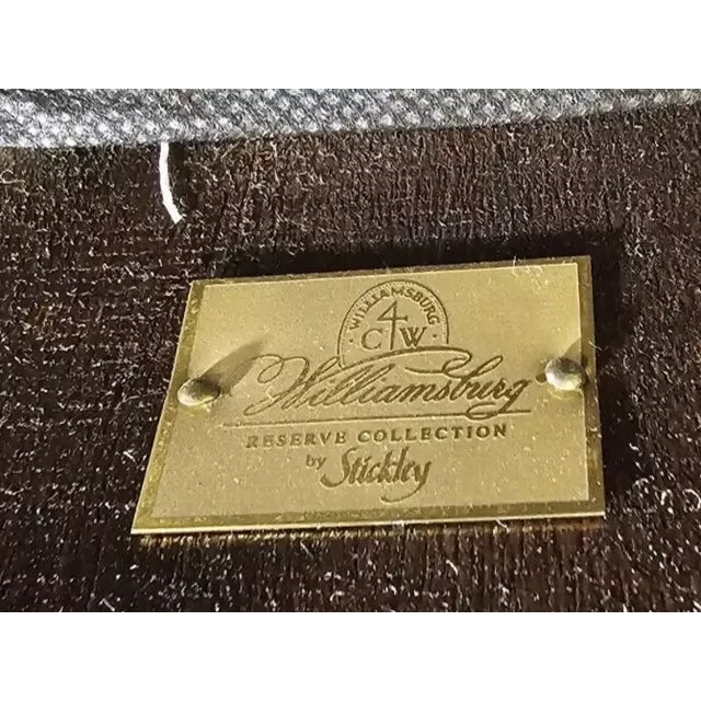 Stickley Williamsburg Chippendale Mahogany Camel Back Sofa Claws & Ball Feet Cw 174 For Sale - Image 11 of 12
