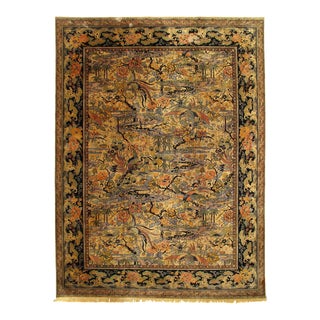 1920s Antique Machine Made Rug 9' X 12' For Sale