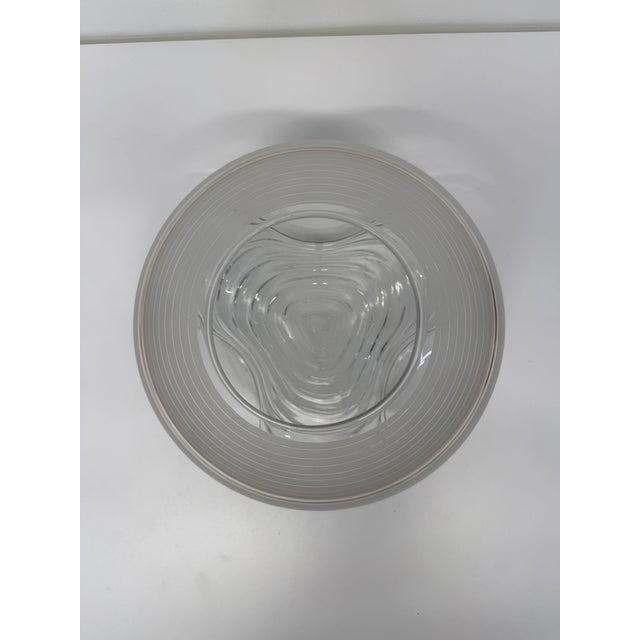 Italian Murano Glass Vase With Ribbed Base by Mazzega Circa 1960s. For Sale - Image 12 of 12