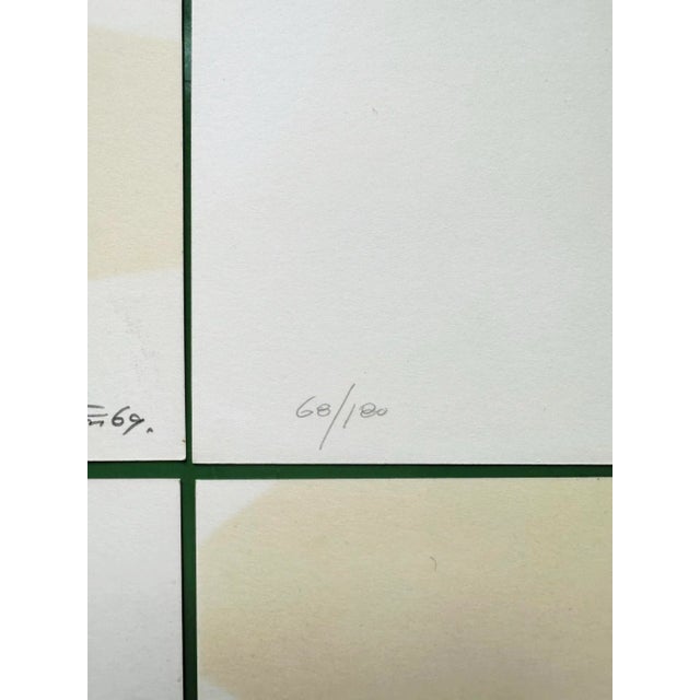 1960s Aen T. Sauerborn, Screenprints, 1969, Signed & Limited Concrete Art, Set of 4 For Sale - Image 5 of 7
