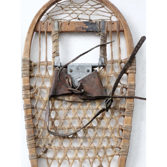 Vintage World War II Usa Military Snowshoes by the Groswold Ski Co. 1945 For Sale - Image 6 of 16