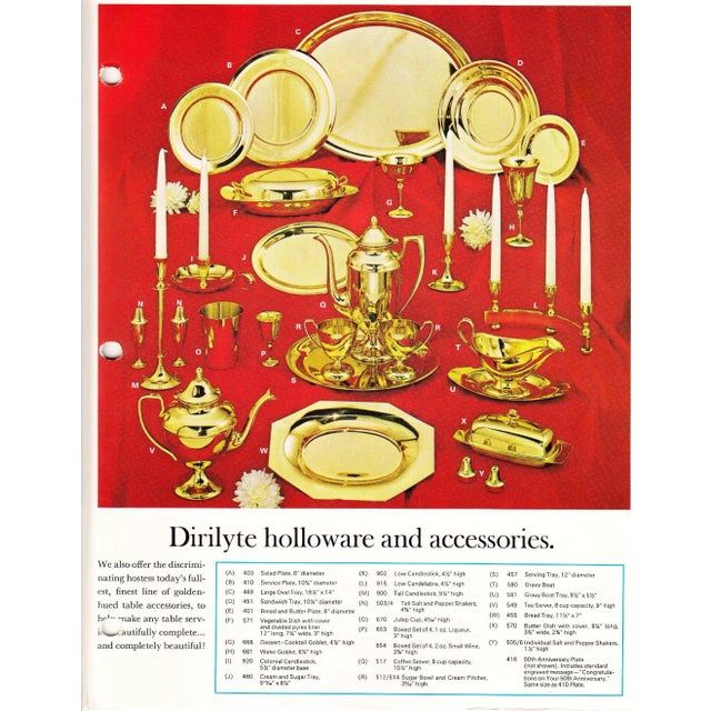 Metal Vintage 1940s Dirilyte Flatware Regal Salad Forks- a Pair For Sale - Image 7 of 9