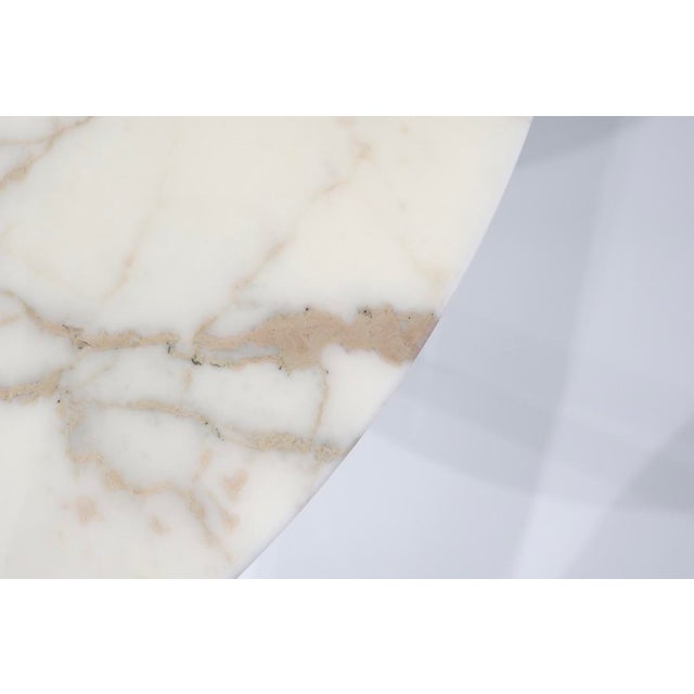 Metal Tulip Marble Dining Table by Eero Saarinen for Knoll International, 2009 For Sale - Image 7 of 17