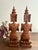 1950s Vintage Teak Wood Thai Thepphanom Guardian Angels – Hand-Carved Buddhist Prayer Figures For Sale - Image 5 of 10